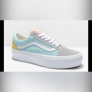Vans Oldskool Pastel Colorblock Platform Shoes